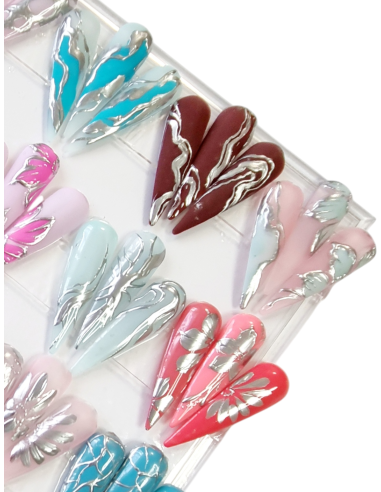 PINTURA GEL - METAL LIQUIDO  5ml. PLATA