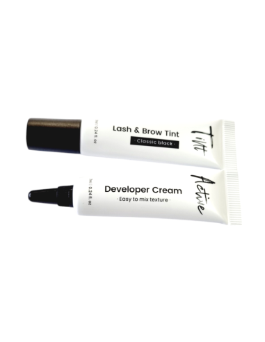 KIT  TINTE DE CEJAS Y PESTAÑAS COLOR NEGRO