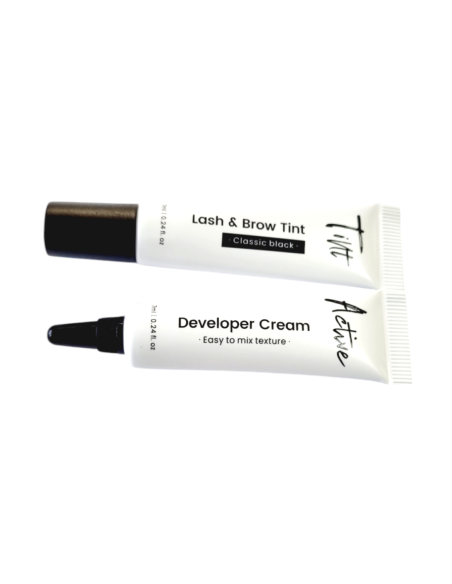 KIT  TINTE DE CEJAS Y PESTAÑAS COLOR NEGRO