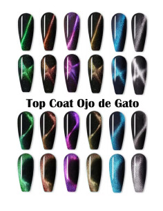 TOP COAT OJO DE GATO - VERDE 11 2