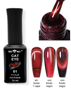 ESMALTE PERMANENTE - CAT EYE  01 2