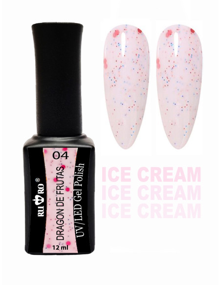 ESMALTE PERMANENTE ICE CREAM - DRAGON DE FRUTAS 04