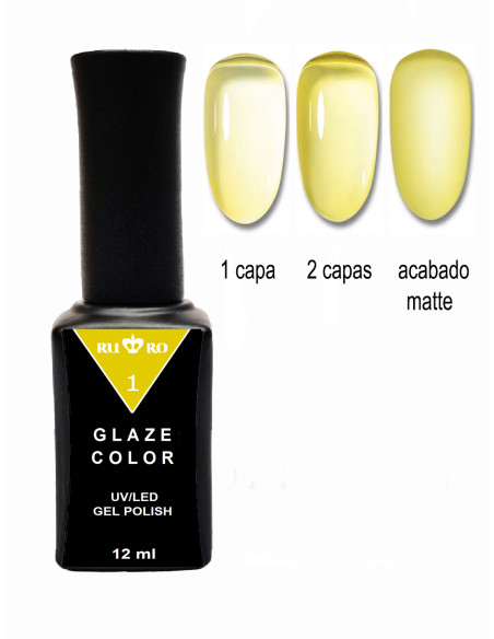 ESMALTE PERMANENTE - GLAZE COLOR 1