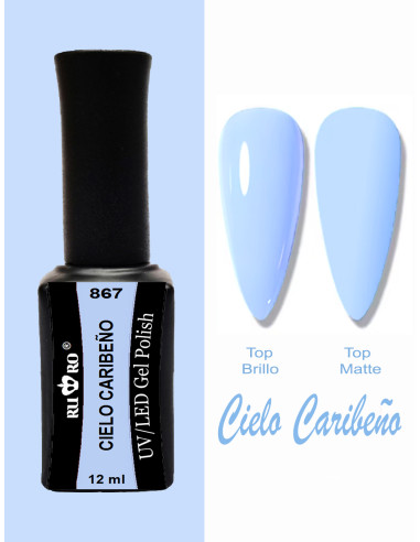 ESMALTE PERMANENTE - CIELO CARIBEÑO 867