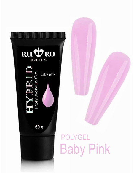 POLY GEL  -  BABY PINK  60 g