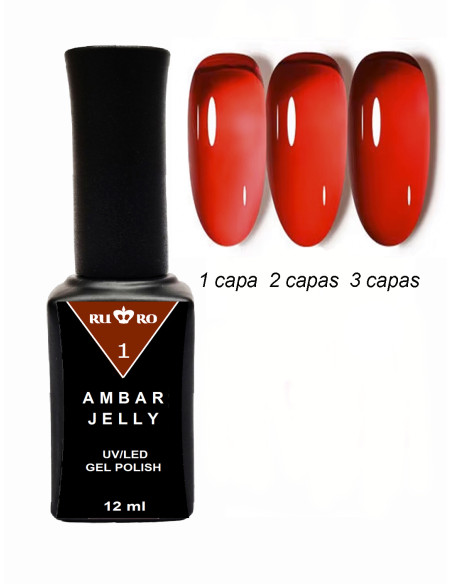 ESMALTE PERMANENTE - AMBAR JELLY 1