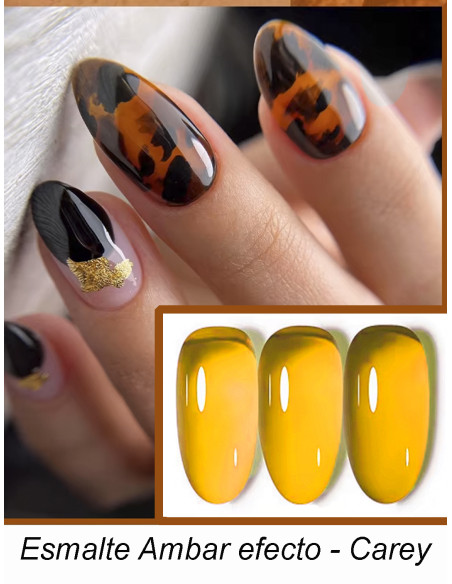 ESMALTE PERMANENTE - AMBAR JELLY 6