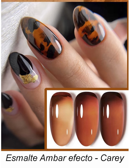 ESMALTE PERMANENTE - AMBAR JELLY 7