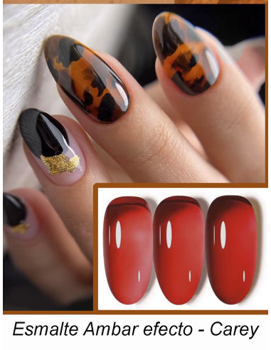 ESMALTE PERMANENTE - AMBAR JELLY 9