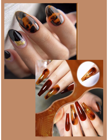 ESMALTE PERMANENTE - AMBAR JELLY 9