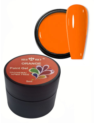 PAINT GEL - ORANGE 5ml.