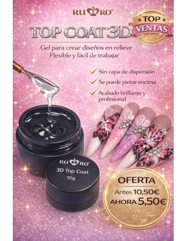 3D TOP COAT - 10g.
