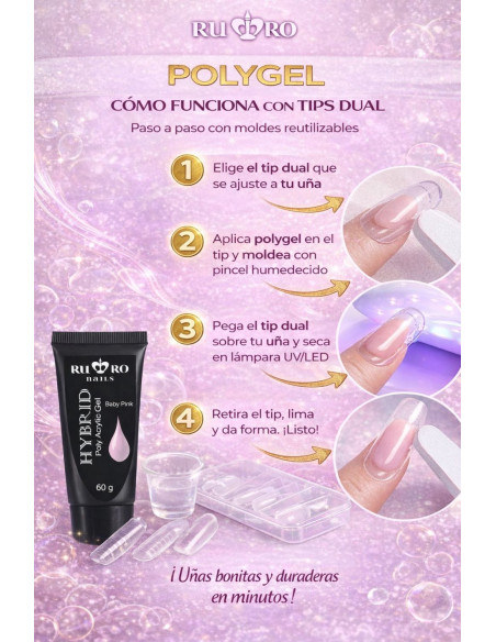 POLY GEL  -  SOFT PINK 60 g