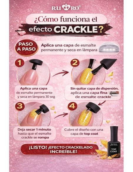 ESMALTE CRACKLE - AMARILLO K-49