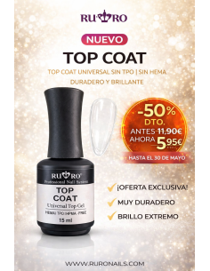 TOP COAT UNIVERSAL SIN CAPA DE DISPERSIÓN – BRILLO...