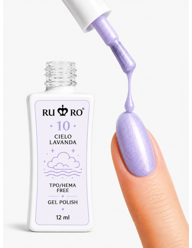 RU-RO 10 CIELO LAVANDA – Esmalte Semipermanente...