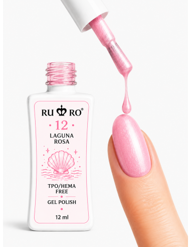 RU-RO 12 LAGUNA ROSA – Esmalte Semipermanente...