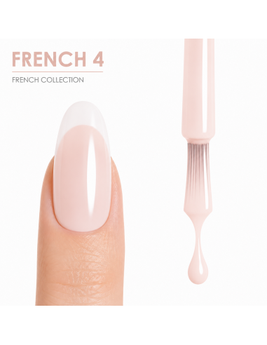 FRENCH 4 - Esmalte Semipermanente Beige Rosado RU-RO