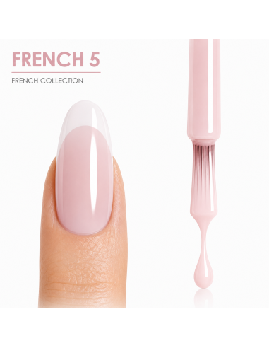 FRENCH 5 - Esmalte Semipermanente Nude Equilibrado RU-RO