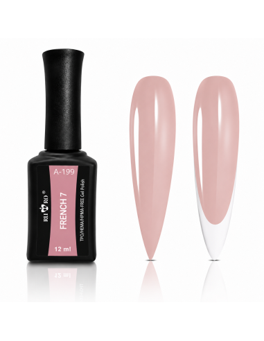 FRENCH 7 - Esmalte Semipermanente Rosa Empolvado RU-RO