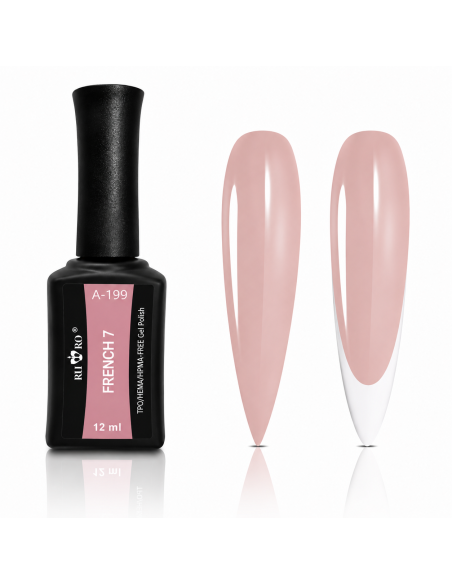 FRENCH 7 - Esmalte Semipermanente Rosa Empolvado RU-RO
