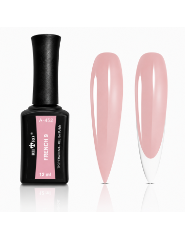 FRENCH 9 - Esmalte Semipermanente Rosa Intenso Natural RU-RO