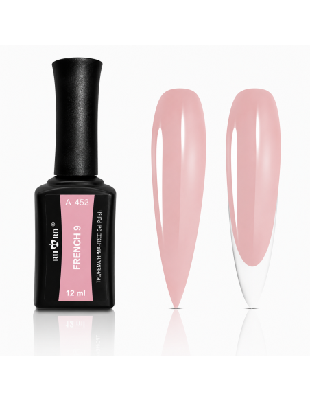 FRENCH 9 - Esmalte Semipermanente Rosa Intenso Natural RU-RO