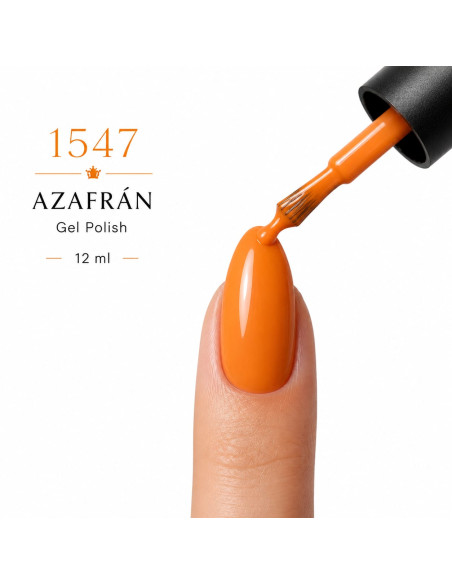 Esmalte Semipermanente Profesional 1547 AZAFRÁN - Ru-Ro Nails 12ml.