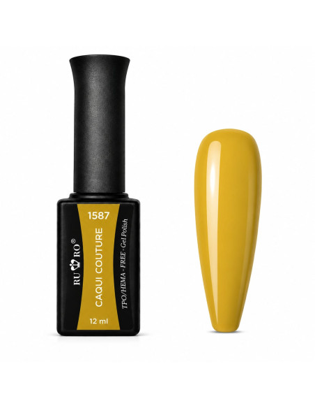 Esmalte Semipermanente Profesional 1587 CAQUI COUTURE - Ru-Ro Nails 12ml.