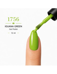Esmalte Semipermanente Profesional 1756 IGUANA GREEN - Ru-Ro Nails 12ml. 2