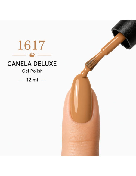 Esmalte Semipermanente Profesional 1617 CANELA DELUXE - Ru-Ro Nails 12ml.