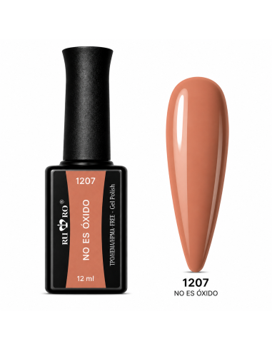 Esmalte permanente terracota No es Óxido Nº 1207 RU-RO Nails sin TPO y sin HEMA