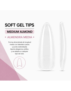 copy of Soft Gel Tips Long Coffin Bailarina 440 uds – RU-RO 2