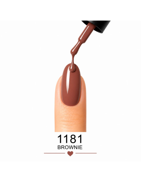 Esmalte Semipermanente Brownie 1181 – Gel Polish 12 ml RU-RO