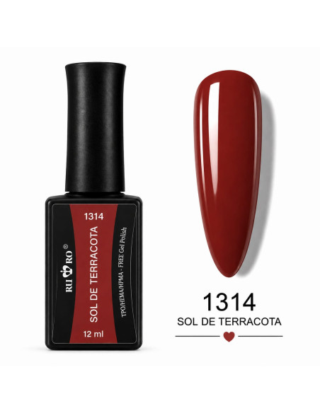 Esmalte semipermanente Sol de Terracota 1314 RU-RO
