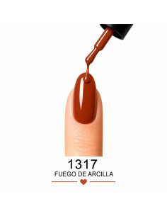 Gel Polish Fuego de Arcilla 1317 RU-RO esmalte semipermanente 2