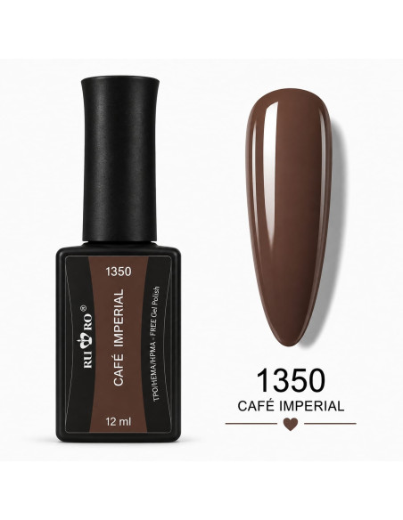 Esmalte semipermanente Café Imperial 1350 marrón café RU-RO