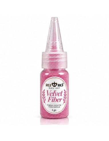 Velvet Fiber Rosa Magenta RU-RO Nails 1 g –...