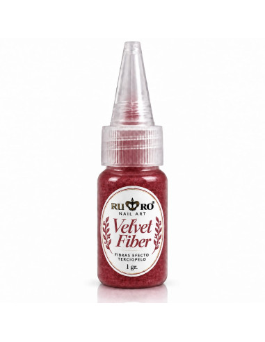 Velvet Fiber Rojo RU-RO Nails 1 g – Fibra...