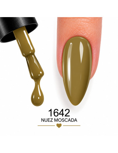Color esmalte semipermanente 1636 Vintage Camel RU-RO Nails