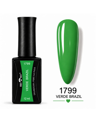Esmalte Semipermanente RU-RO Nails 1799 Verde...