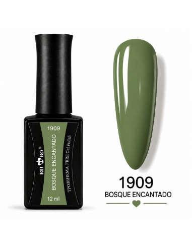 Esmalte semipermanente Bosque Encantado 1909 RU-RO Nails 12 ml