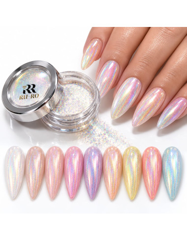Polvo Holográfico HOLO para Uñas – Efecto...