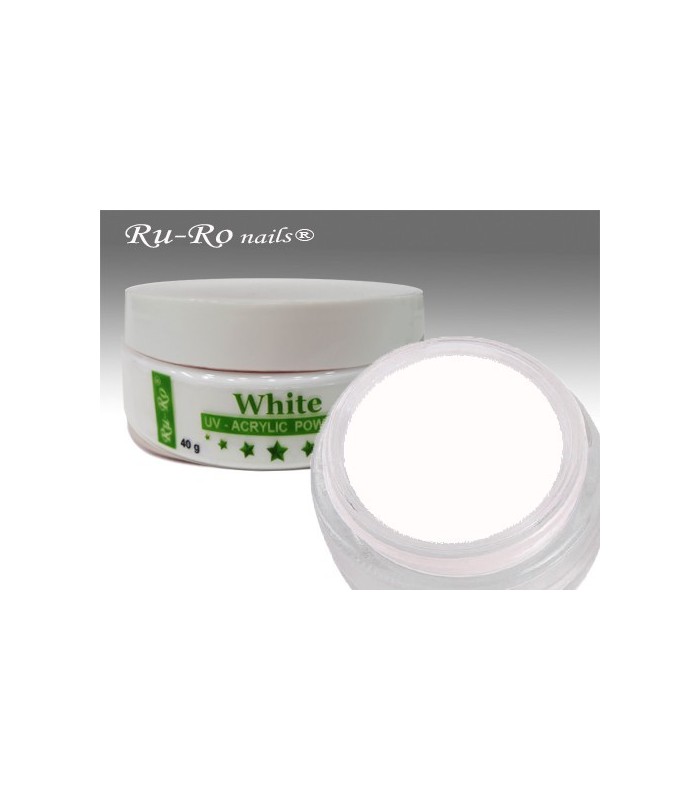 polvo acrilico uv blanco 40g