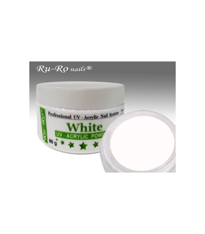 polvo acrilico uv blanco 80g