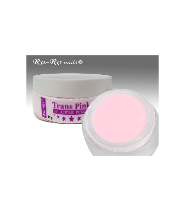 polvo acrilico uv rosa translucido 40g